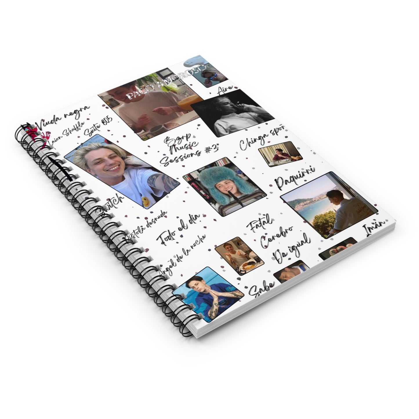 Customized Spiral Notebook - Ruled Line Unique and Original Style - Paco Amoroso