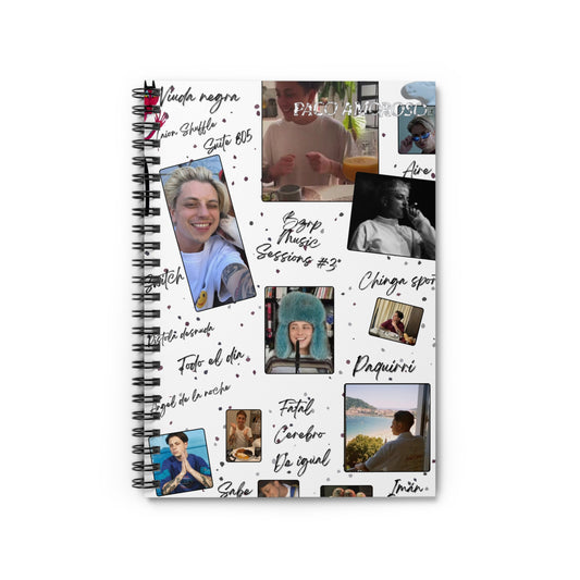 Customized Spiral Notebook - Ruled Line Unique and Original Style - Paco Amoroso
