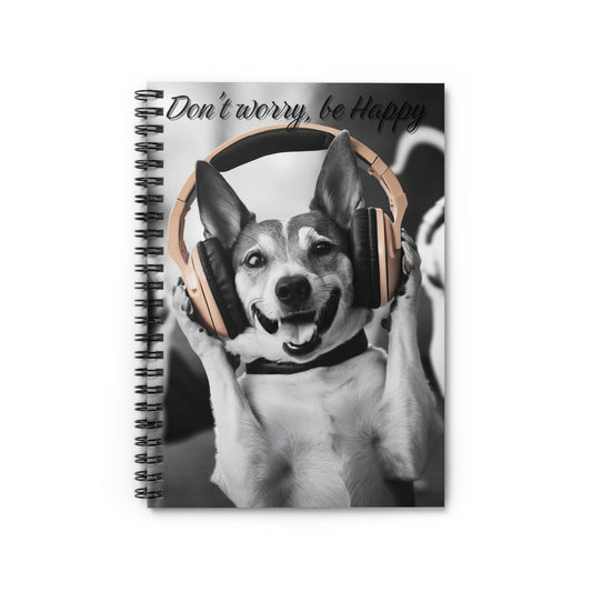 Customized Spiral Notebook - Ruled Line Unique and Original Style - Dog